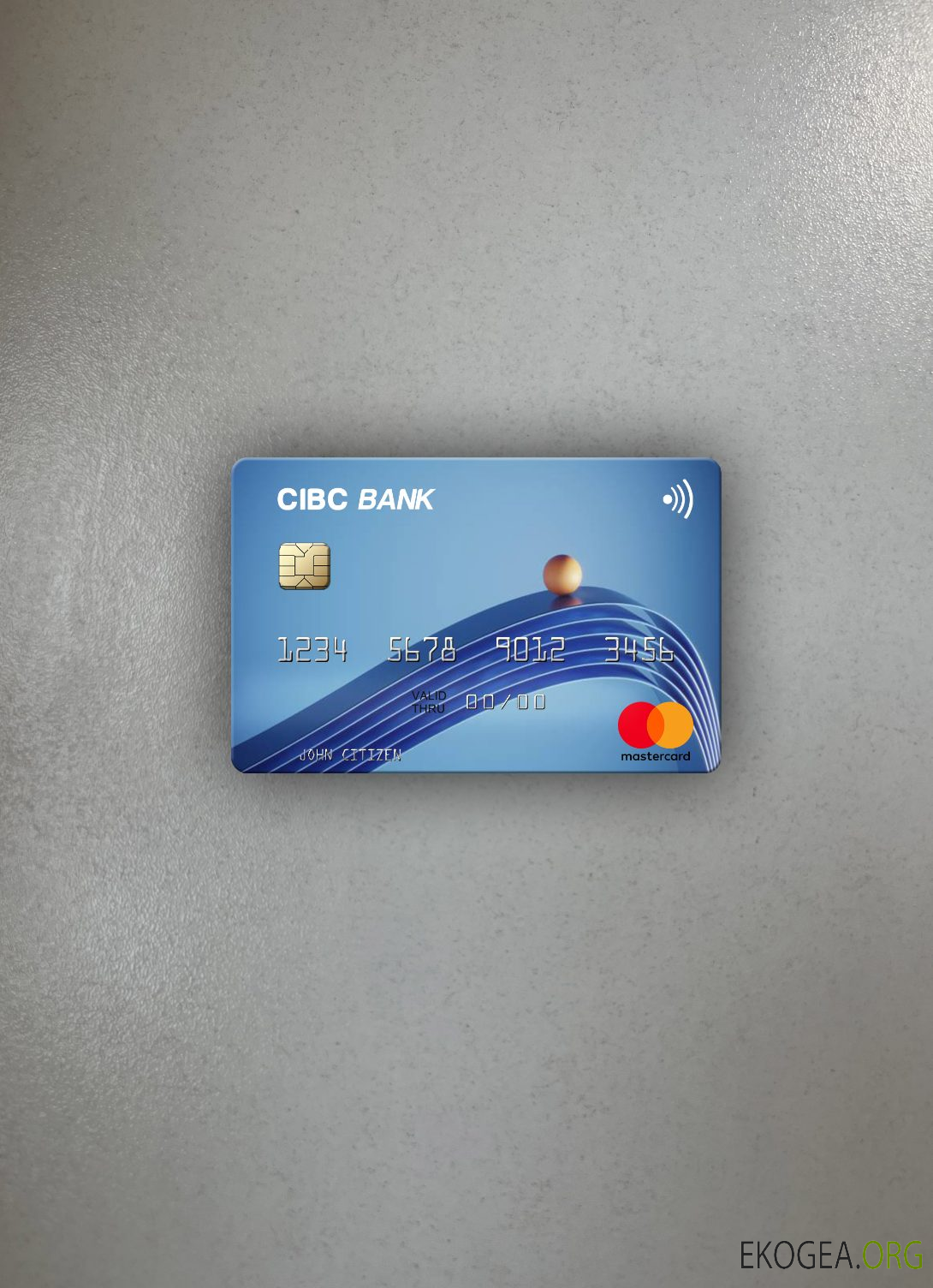 USA CIBC Bank mastercard photolook recto